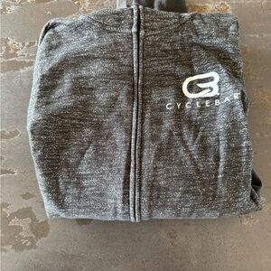 CycleBar Charcoal Zip-Up Hoodie